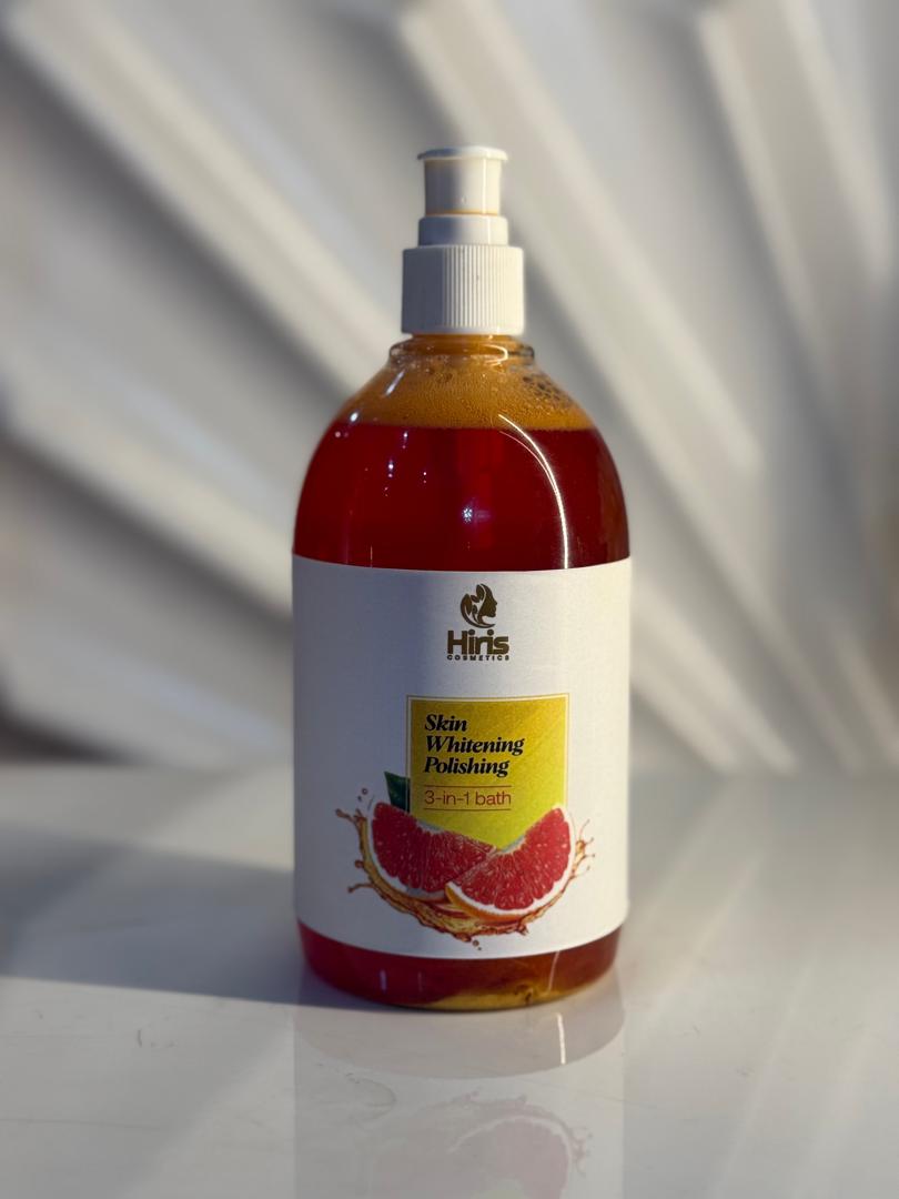 HIRIS SKIN WHITENING POLISHING 3-IN-1 GEL BATH (500ml)