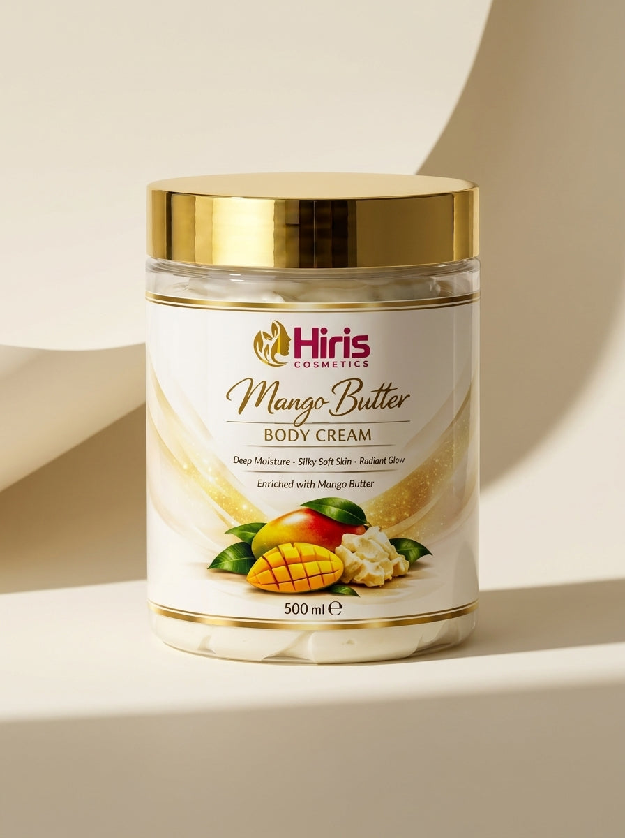 HIRIS MANGO BUTTER BODY CREAM (500ml)