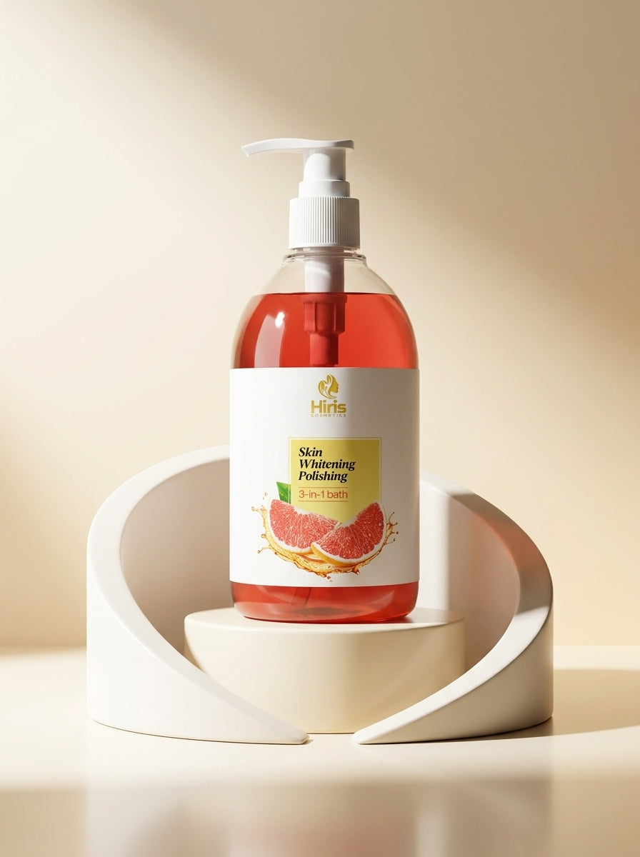 HIRIS SKIN WHITENING POLISHING 3-IN-1 GEL BATH (500ml)